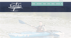 Desktop Screenshot of cranecreekkayaks.com